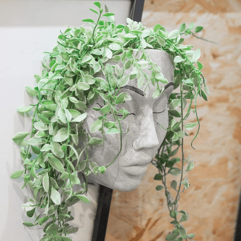 Face a Planter Pot,Face Flower Pot Hanging Indoor Outdoor Wall Decoration | Face Flower Pot Hanging Wall