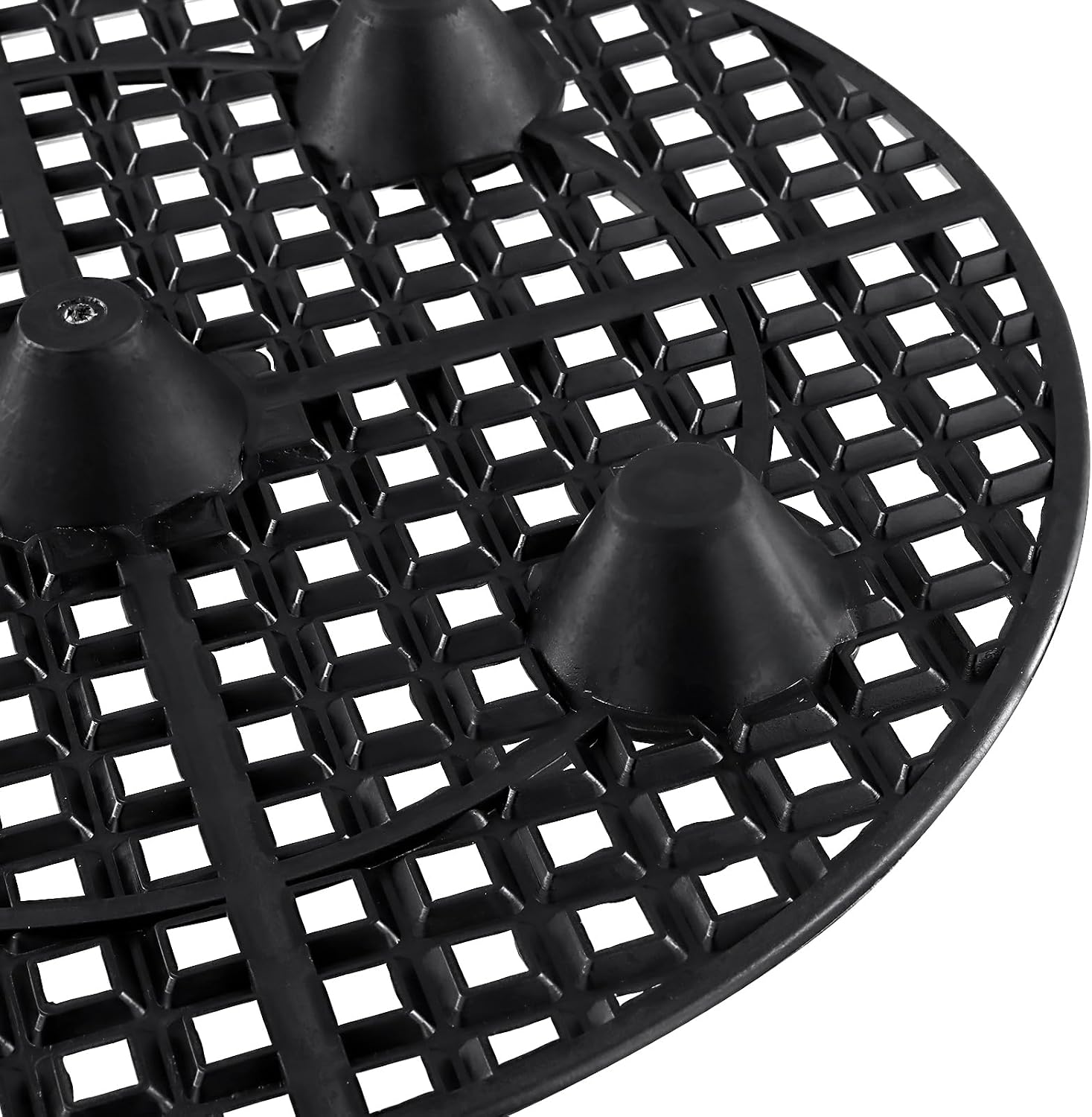 20 PCS 12 Inch Black Plant Level Pot Elevator, Plastic Plant Risers, Round Flower Pot Holder for Indoor Outdoor Gardens