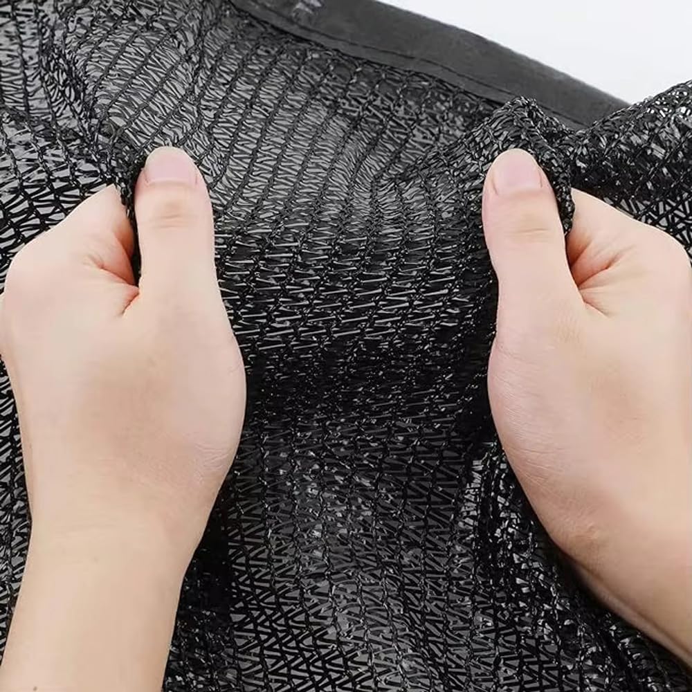 40% Shade Cloth for Plants Heat Protection 10X20 FT | Black Plant Shade Cover from Sun, Breathable Sunshade Fabric for