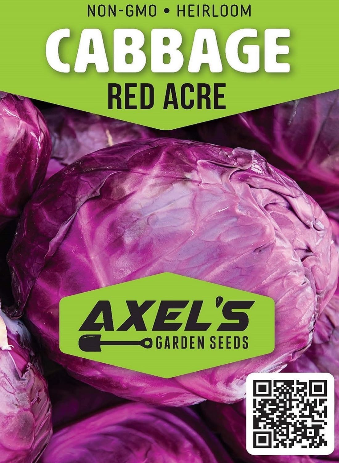 Cabbage Seeds for Planting - Plant & Grow Heirloom Cabbage Varieties Home Outdoor Garden – Easy Grow Planting Packet