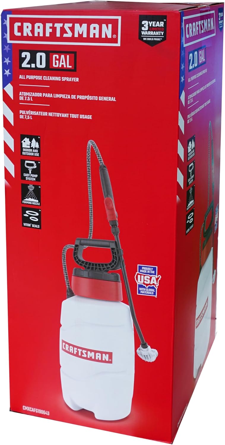 CRAFTSMAN 2 Gallon, All Purpose Cleaning Sprayer (CMXCAFG190643)