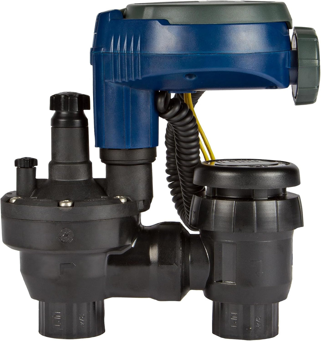 DIG RBC 8000 Battery Powered Irrigation Automatic Controller with 3/4" Anti-Siphon Valve - Advanced, Safe, and