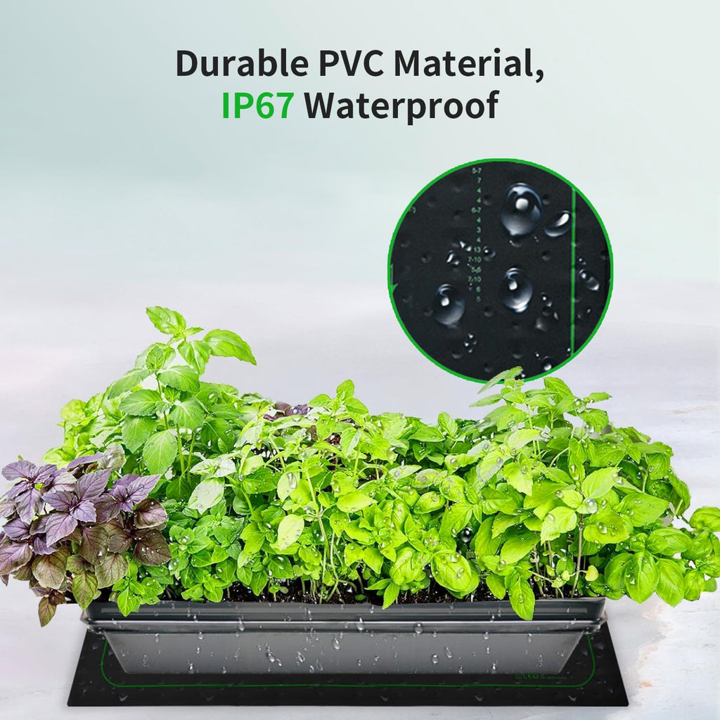 20"x20" Durable Seedling Heat Mat with Thermostat Controller | Durable Waterproof Hydroponic Heating Pad with ETL