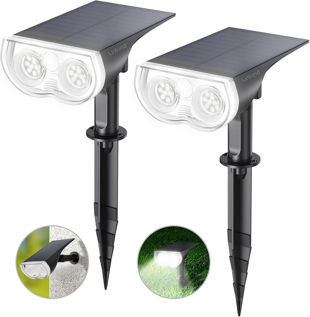 Priddop Solar Garden Lights Outdoor Waterproof 8 Pack Blue LED Mushroom