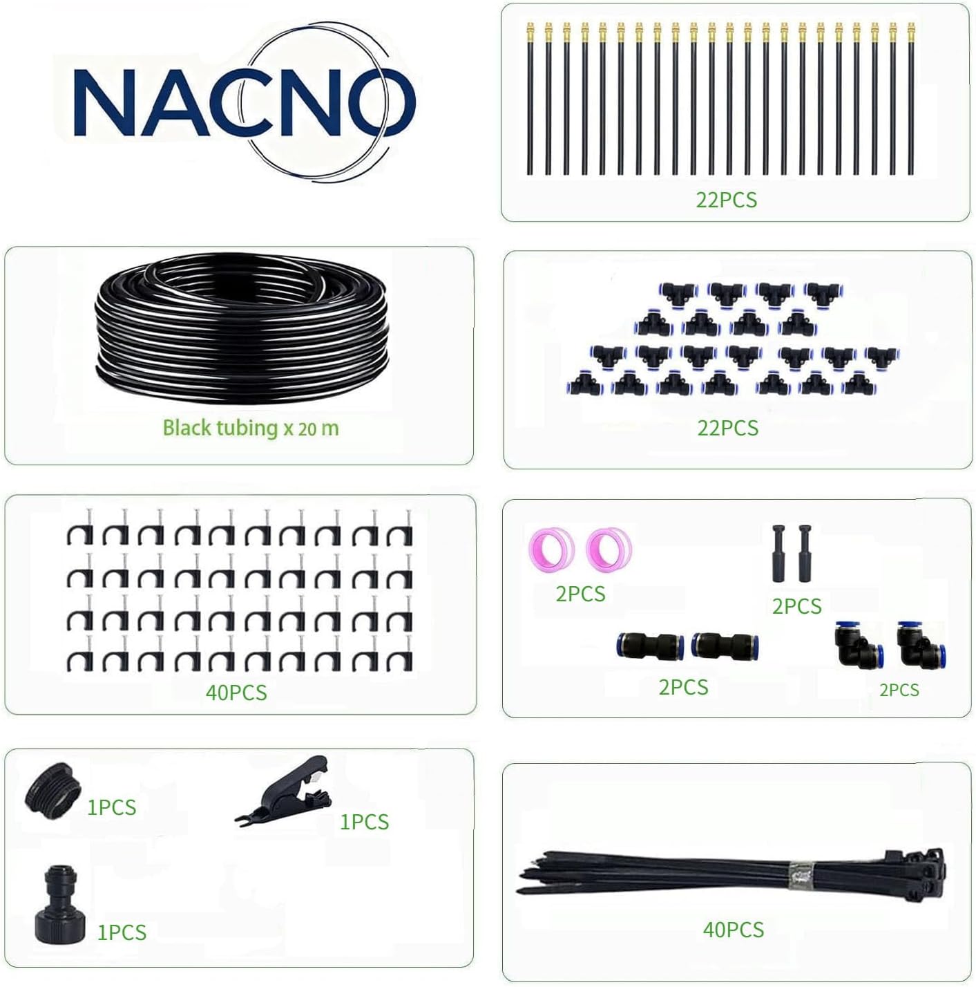 Drip Irrigation System，360° Bendable Drip Irrigation Kit Automatic Irrigation System for Garden, Adjustable Garden