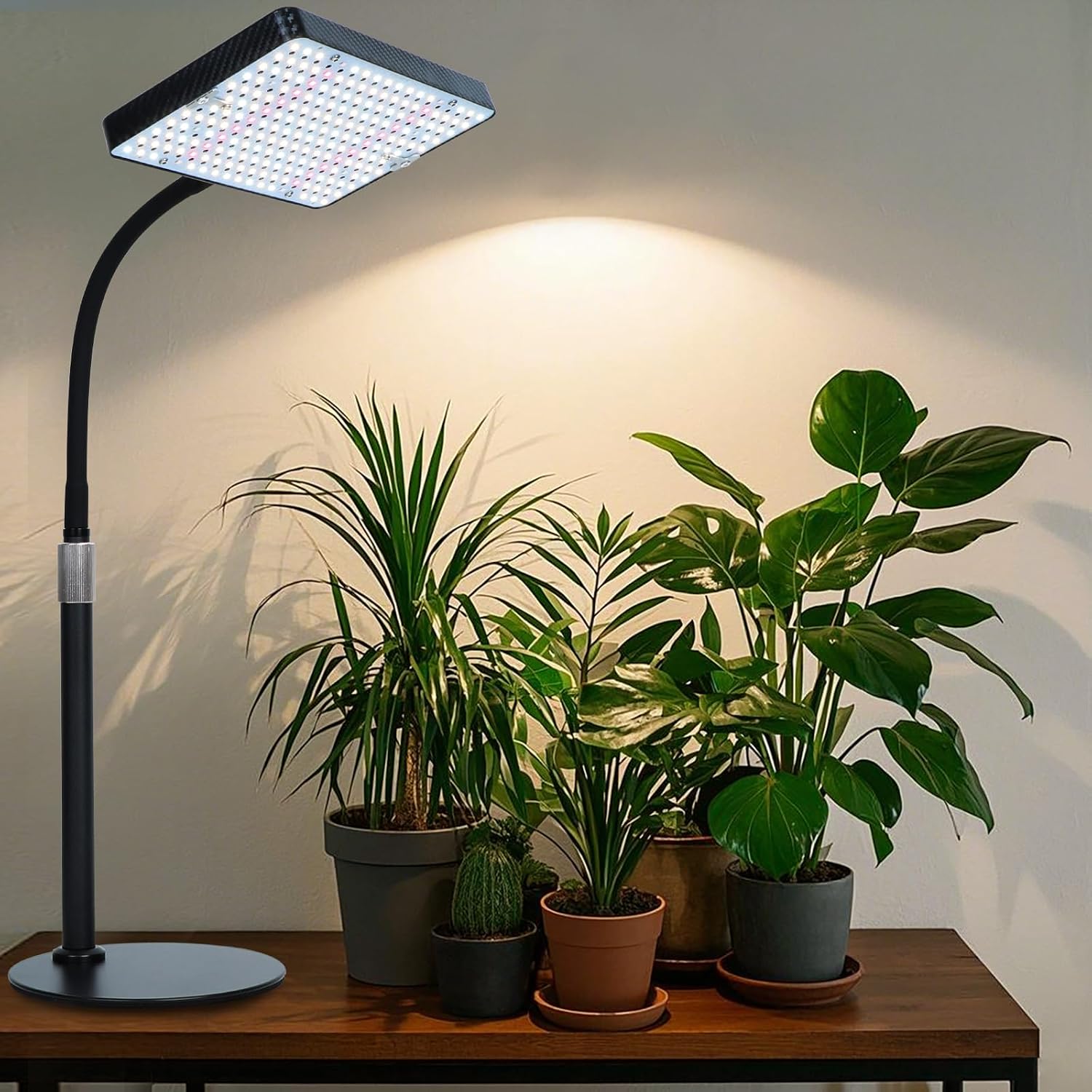 Tabletop Grow Lights for Indoor Plants 25 Watt, Bright Natural Sunlight Full Spectrum Plant Growing Lamps for