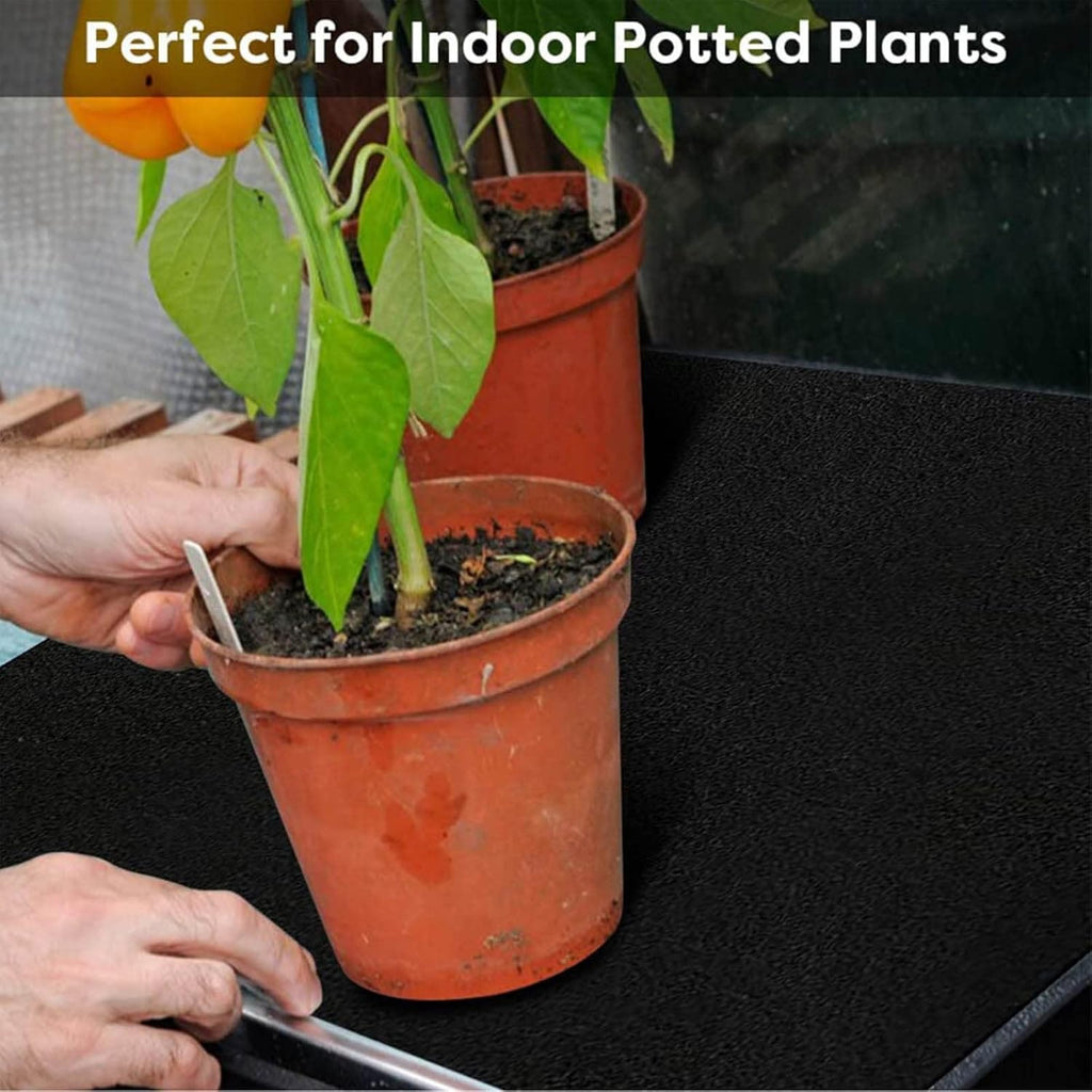 Felt Automatic Plant Watering Mat，3mm Thicken Vacation Plant Watering System for Greenhouse Hydroponics Indoor Potted