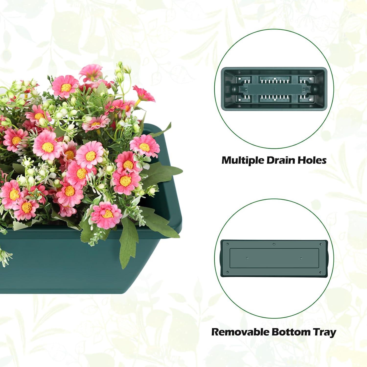 Raised Garden Bed 3 Tier Vertical Garden Planter Standing Garden Bed Planter Box Outdoor Herb Planter with Drainage