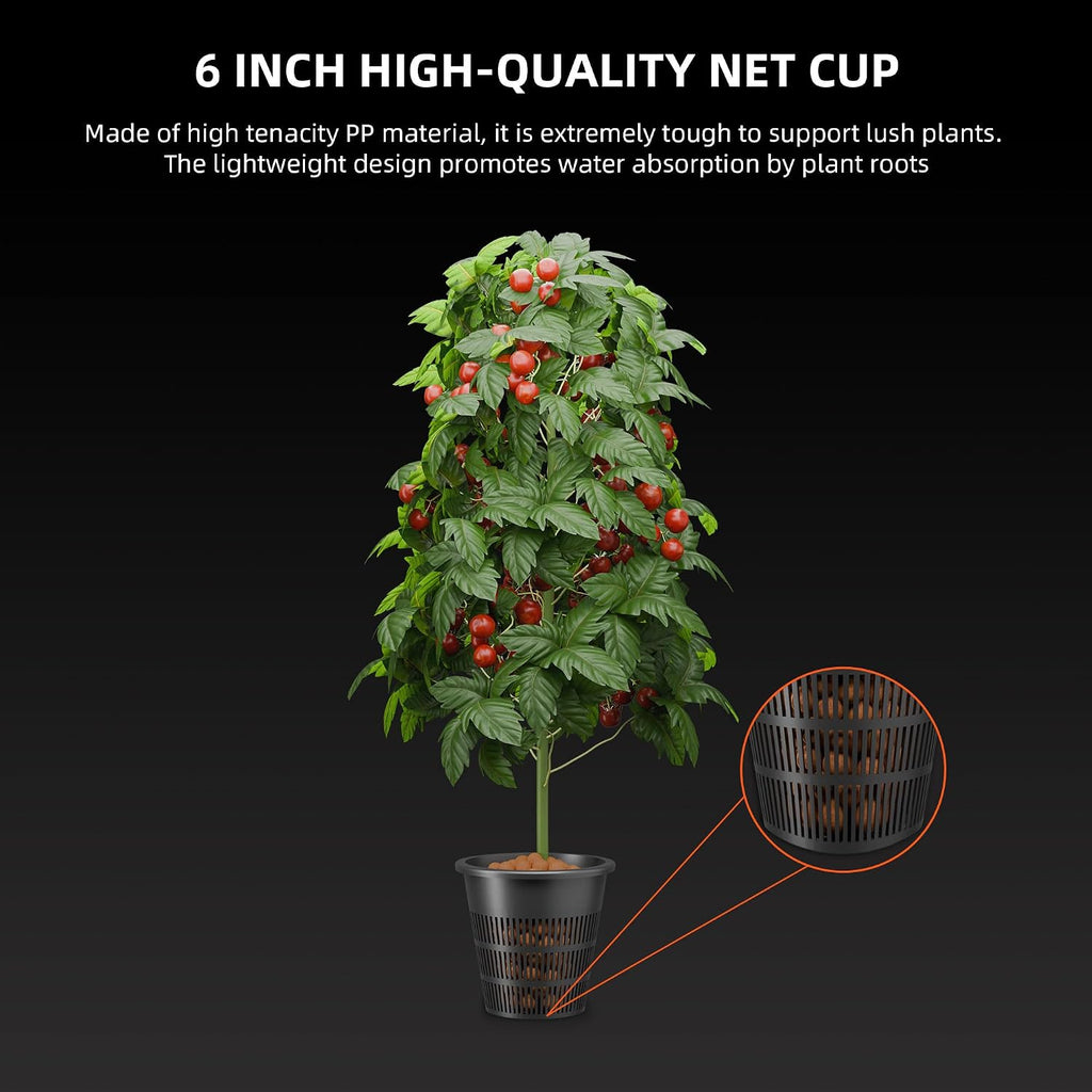 Spider Farmer DWC Hydroponics Growing System Kit 4 Buckets for Indoor Plant | 7-Gallon Deep Water Culture, New