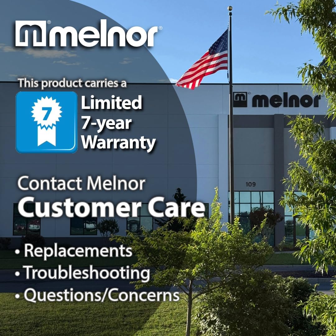 Melnor 65147AMZ Turbo Oscillating Lawn Sprinkler, 3,200 Sq. Ft. Coverage, 16 Precision Nozzles, Adjustable Range
