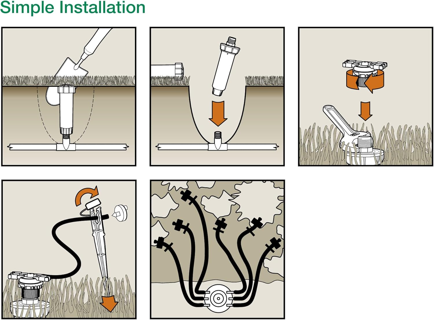 Rain Bird CNV182EMS Drip Irrigation Kit, 1/4"
