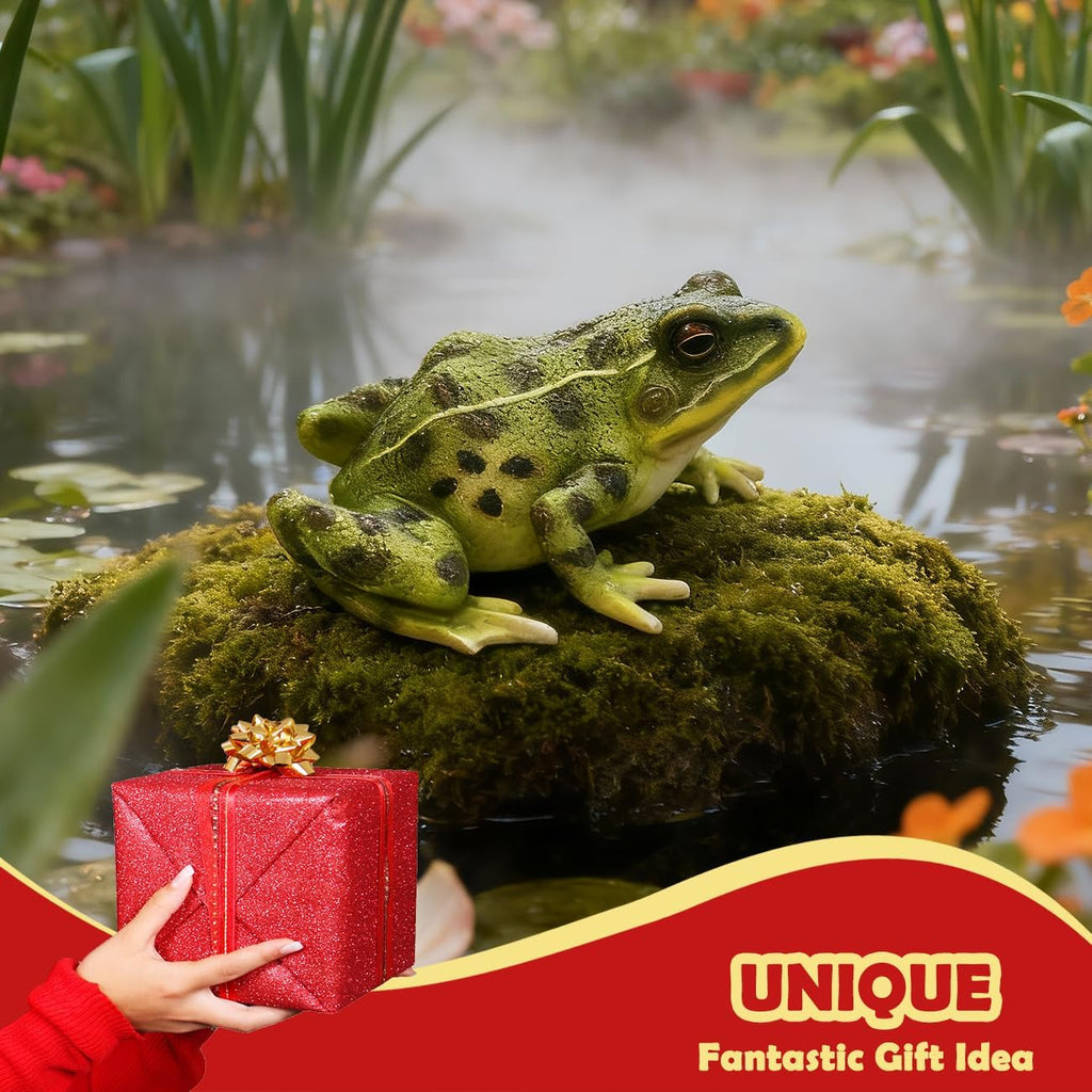 Sunthus Frog Garden Decor Resin Statue Toad for Outside