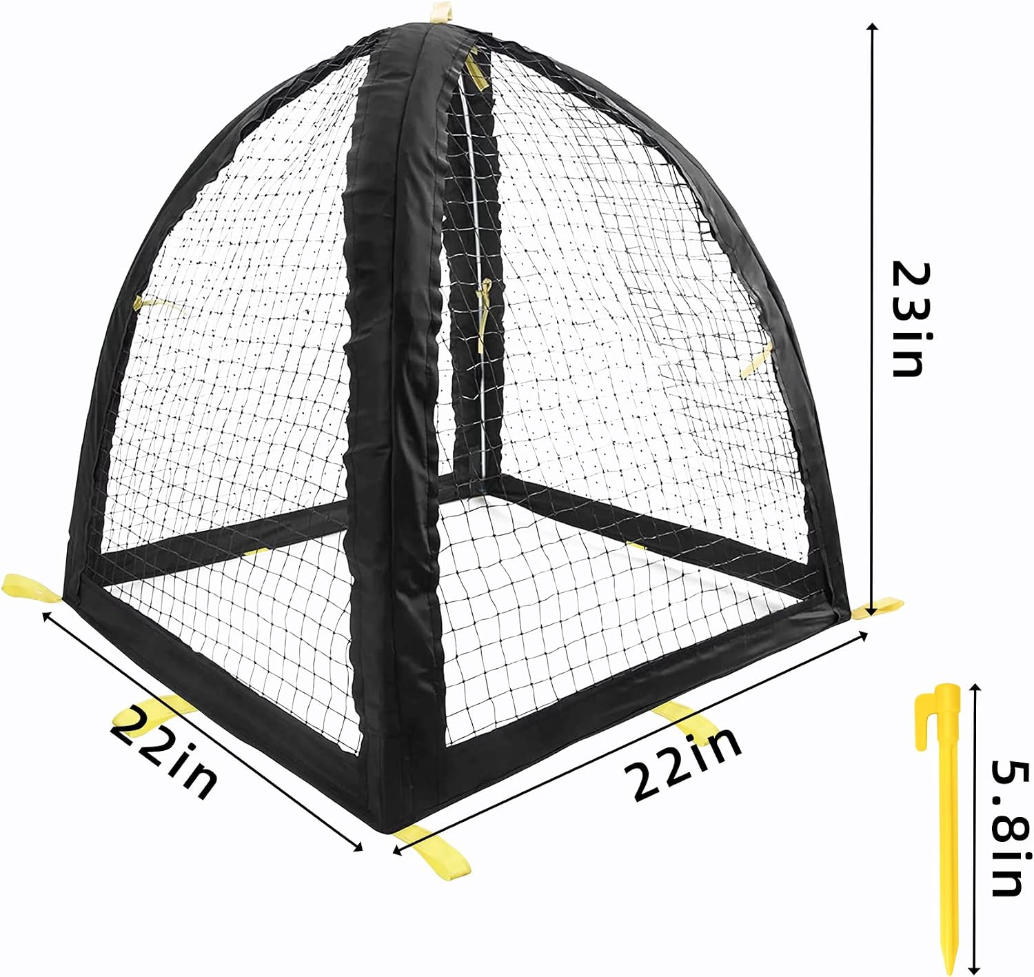 2PCS Pest Guard Cover-22 x 22 x 23 Inch Mesh Plant Cover for Pests-Garden Plants Cloche Tent for Protect Plants