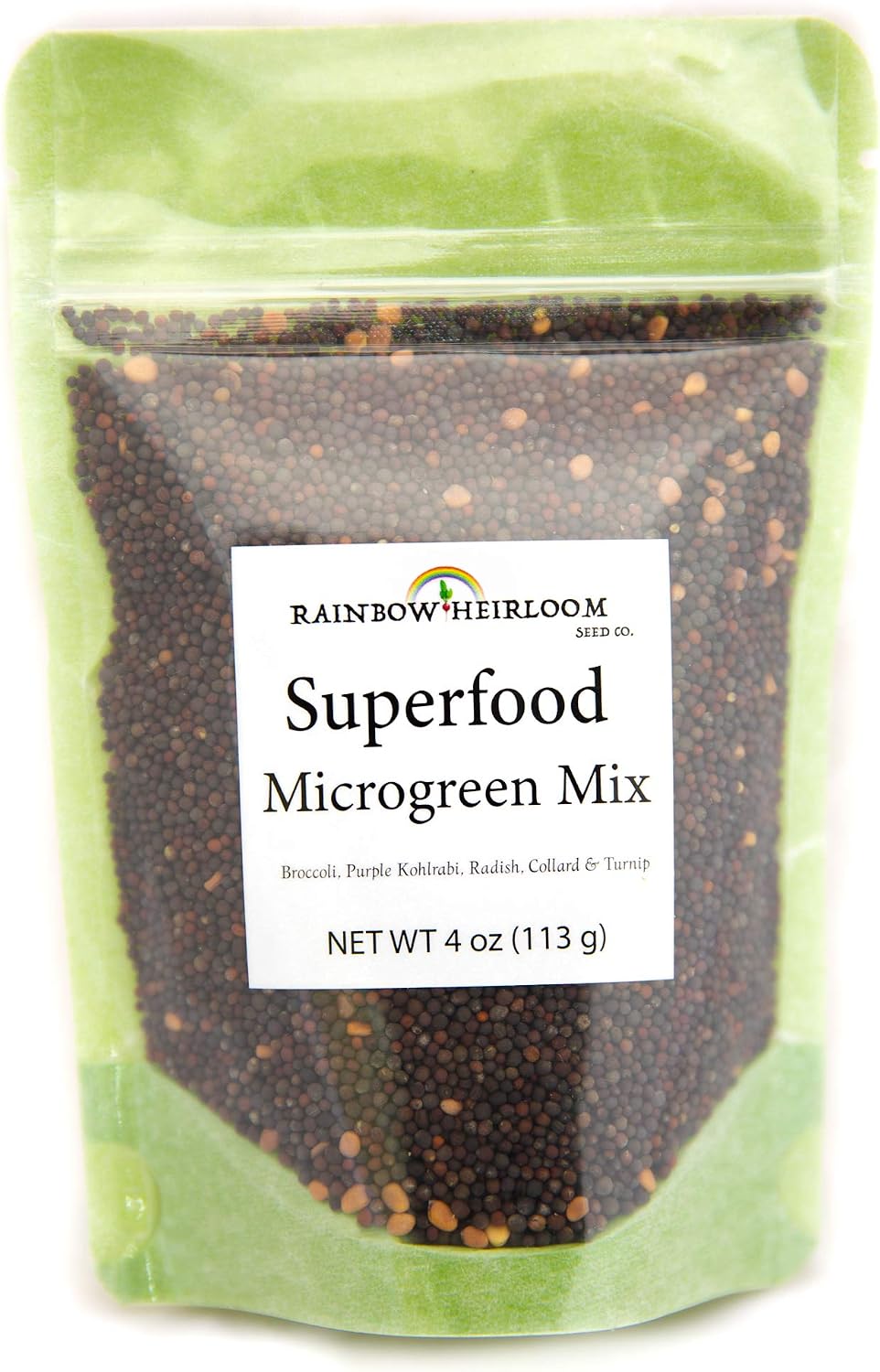 Heirloom Sprouting & Microgreen Seed Variety Pack | Contains Waltham 29 Broccoli Sprouting Seeds, Rainbow Radish
