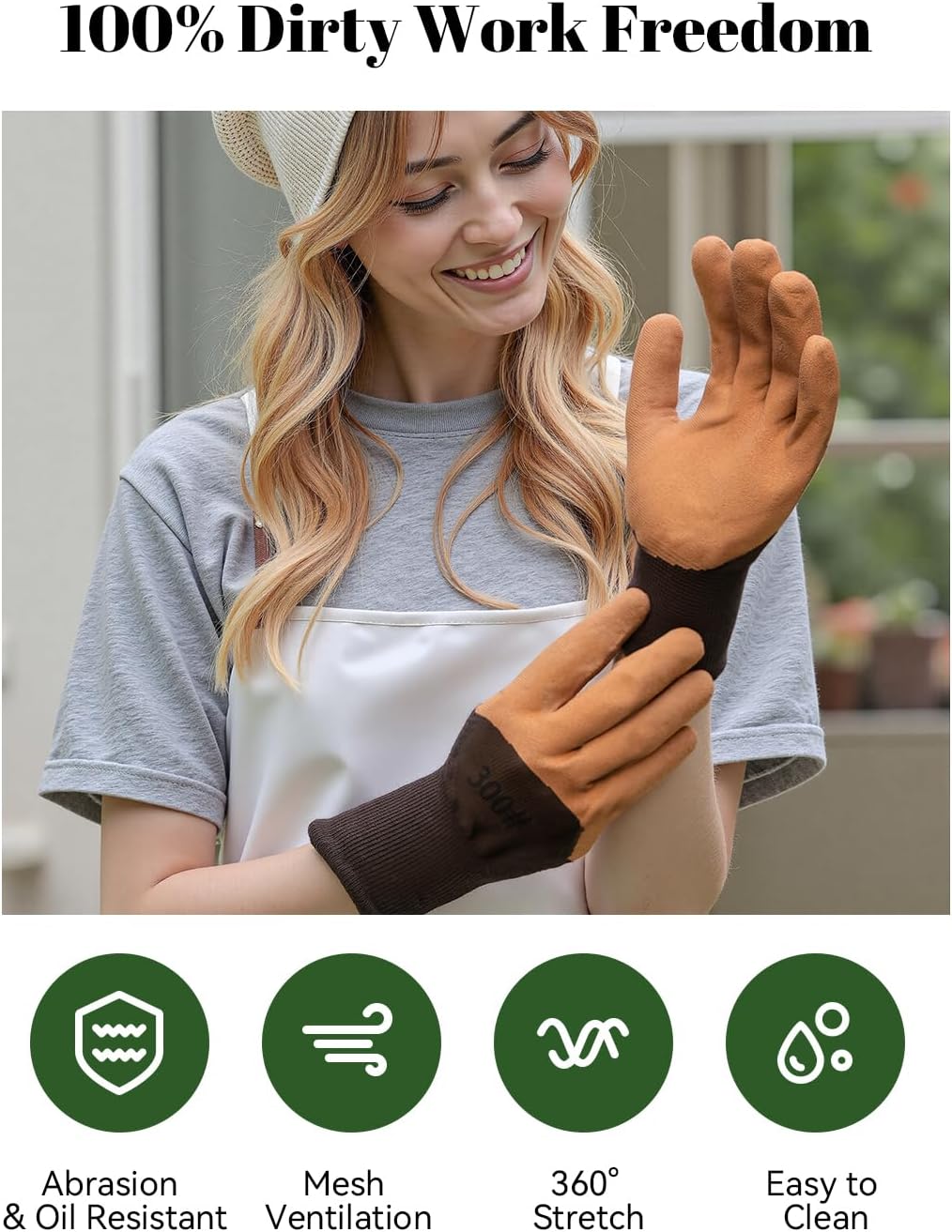 VerdantVibes 9-Piece Garden Tool Set - Heavy Duty Gardening Hand Tools with Ergonomic Non-Slip Grips, Rust-Resistant