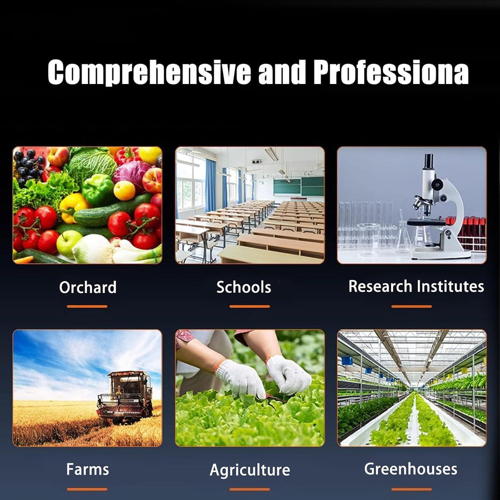 7 in 1 Soil Tester, Nitrogen Phosphorus Potassium NPK Tester, Handheld Soil PH Meter Kit, Temperature, Conductivity