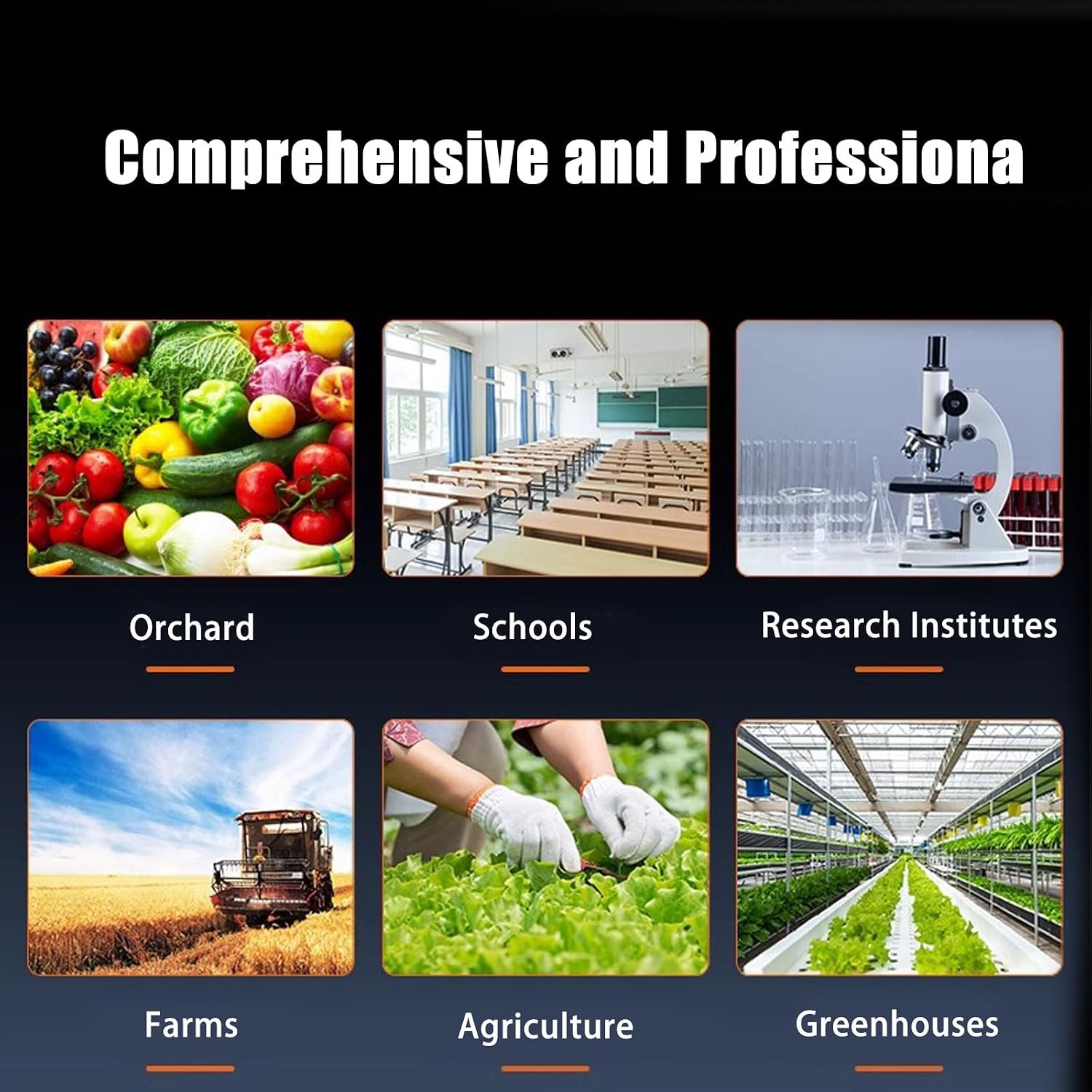 7 in 1 Soil Tester, Nitrogen Phosphorus Potassium NPK Tester, Handheld Soil PH Meter Kit, Temperature, Conductivity
