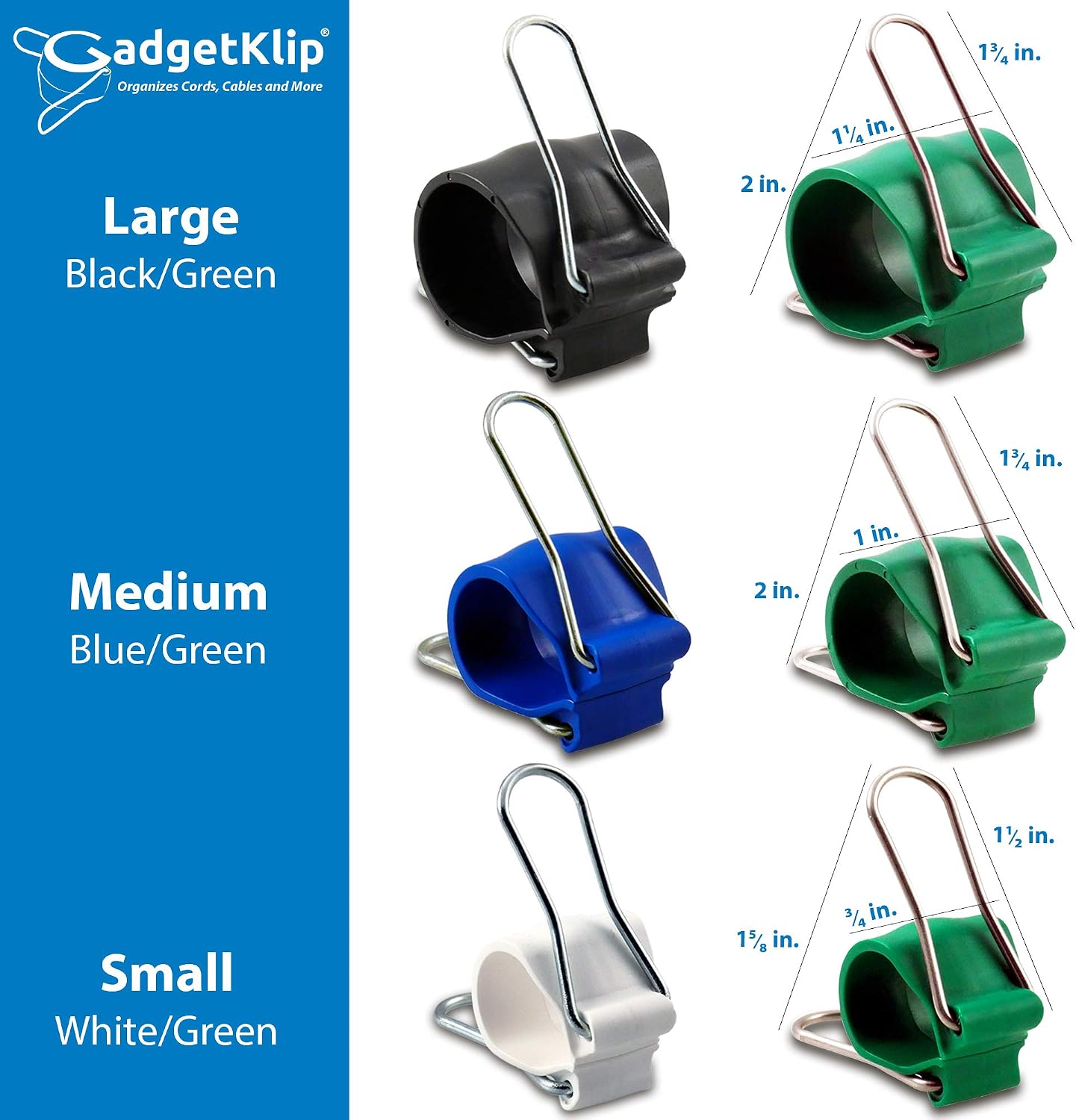 Reusable Plant Clips Made in USA – Orchid Clips, Plant Support Clips & Cord Clips – Heavy-Duty, Weather-Resistant &