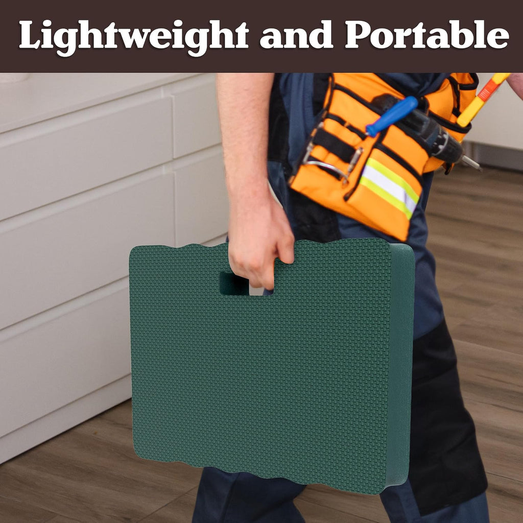 Kneeling Pad with Handle - Multiuse Extra-Thick EVA Foam Ergonomic Comfort Knee Protector for Gardening - Indoor or