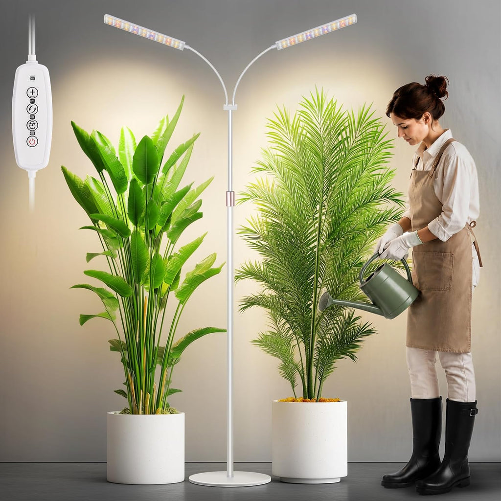 LBW Grow Lights for Indoor Plants, 75" Tall Full Spectrum Plant Grow Light