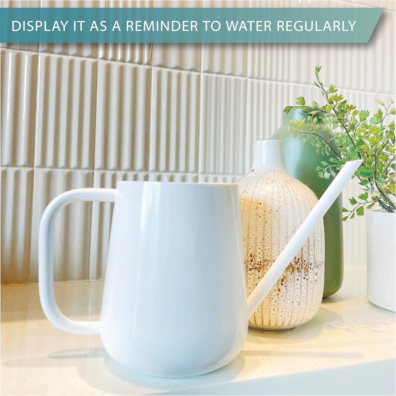 Metal Watering Can for Indoor Houseplants Outdoor Garden Long Sprout Water Can for Succulents Herb Bonsai Modern Garden