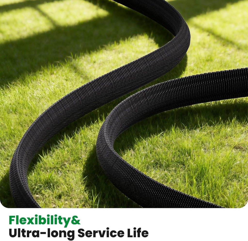 Garden Hose 100FT, Non-Expanding Water Hose Ultra Lightweight | Kink-Free, Burst-Resistant, Lead-Free, Durable &