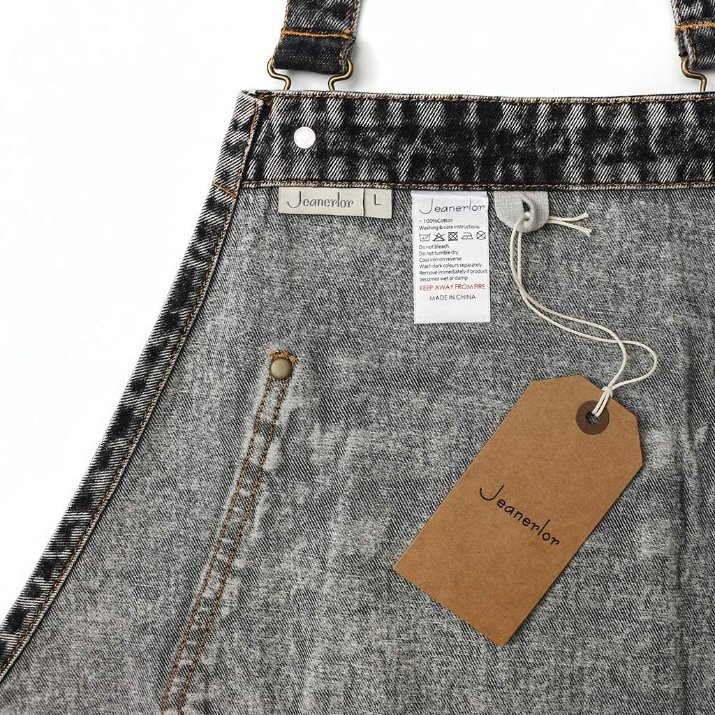 Jeanerlor - Denim Apron with Pockets for Hair Stylist Gardening Craftsmen Barista Women Hairdresser Jean Work Apron