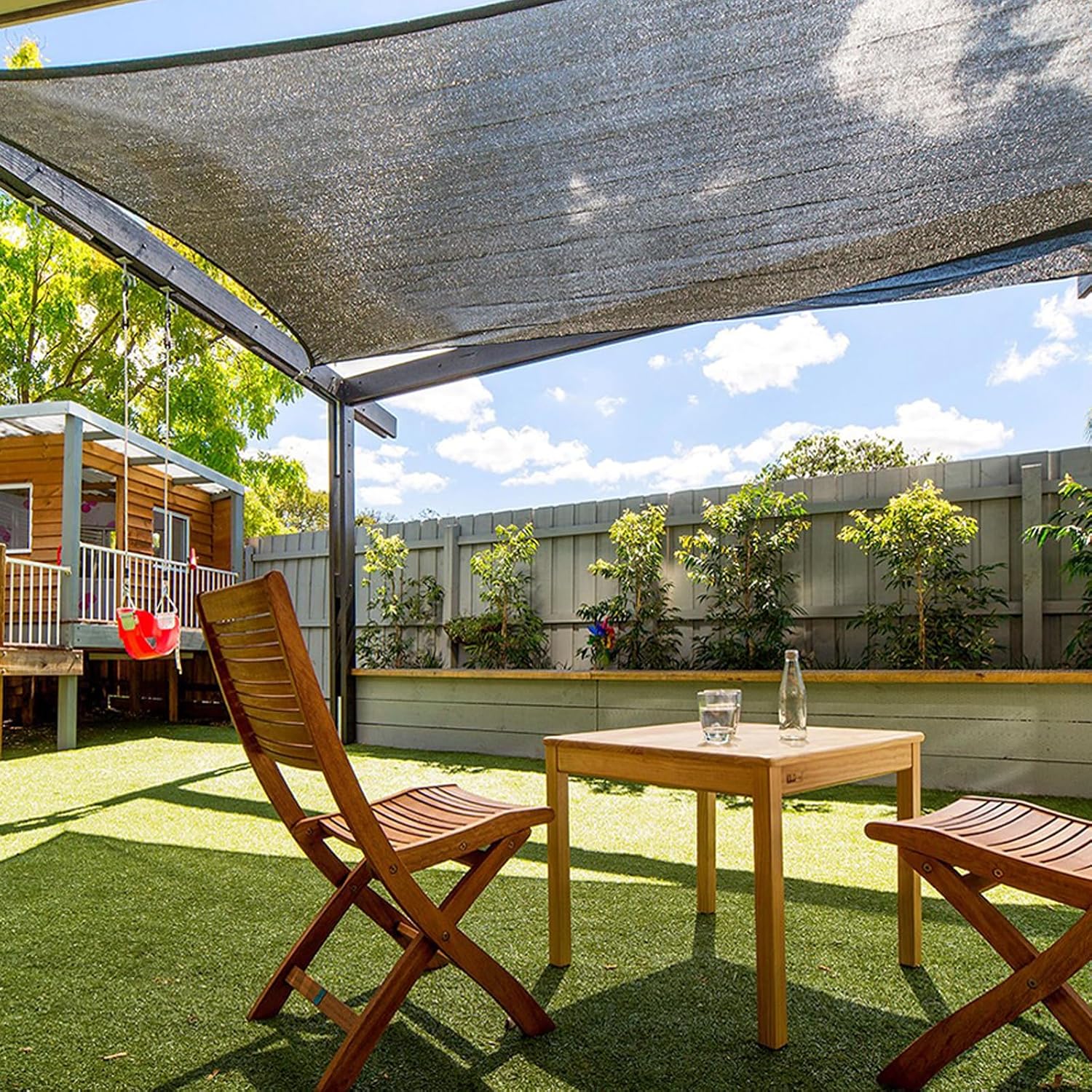 40% Shade Cloth for Garden,10x20 FT Sun Shade Protection | UV Resistant Breathable Black Shade Cover for