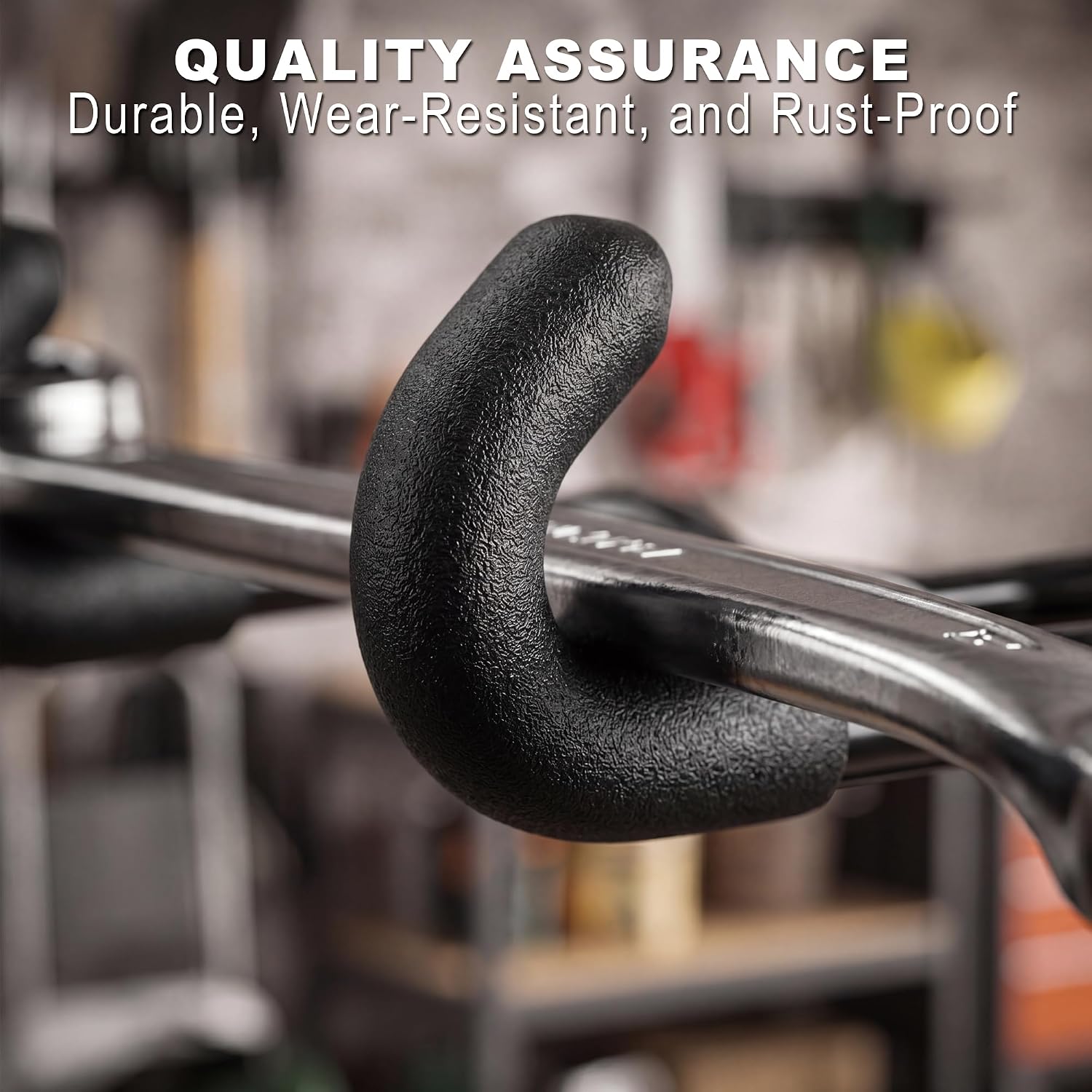 Heavy Duty Tool Hooks Set - Wall Mount Garage Tool Organizer, Multipurpose Metal Storage Hanger for Garden Tools Broom