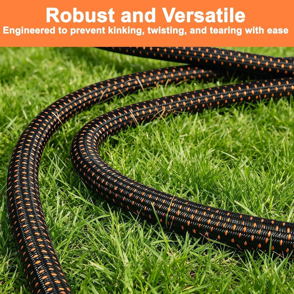 50Ft Ultra Lightweight Garden Hose, Flexible Water Hose, 10 Function Nozzle,Leak-Proof,Swivel Handle Non-Slip, Non-Kink