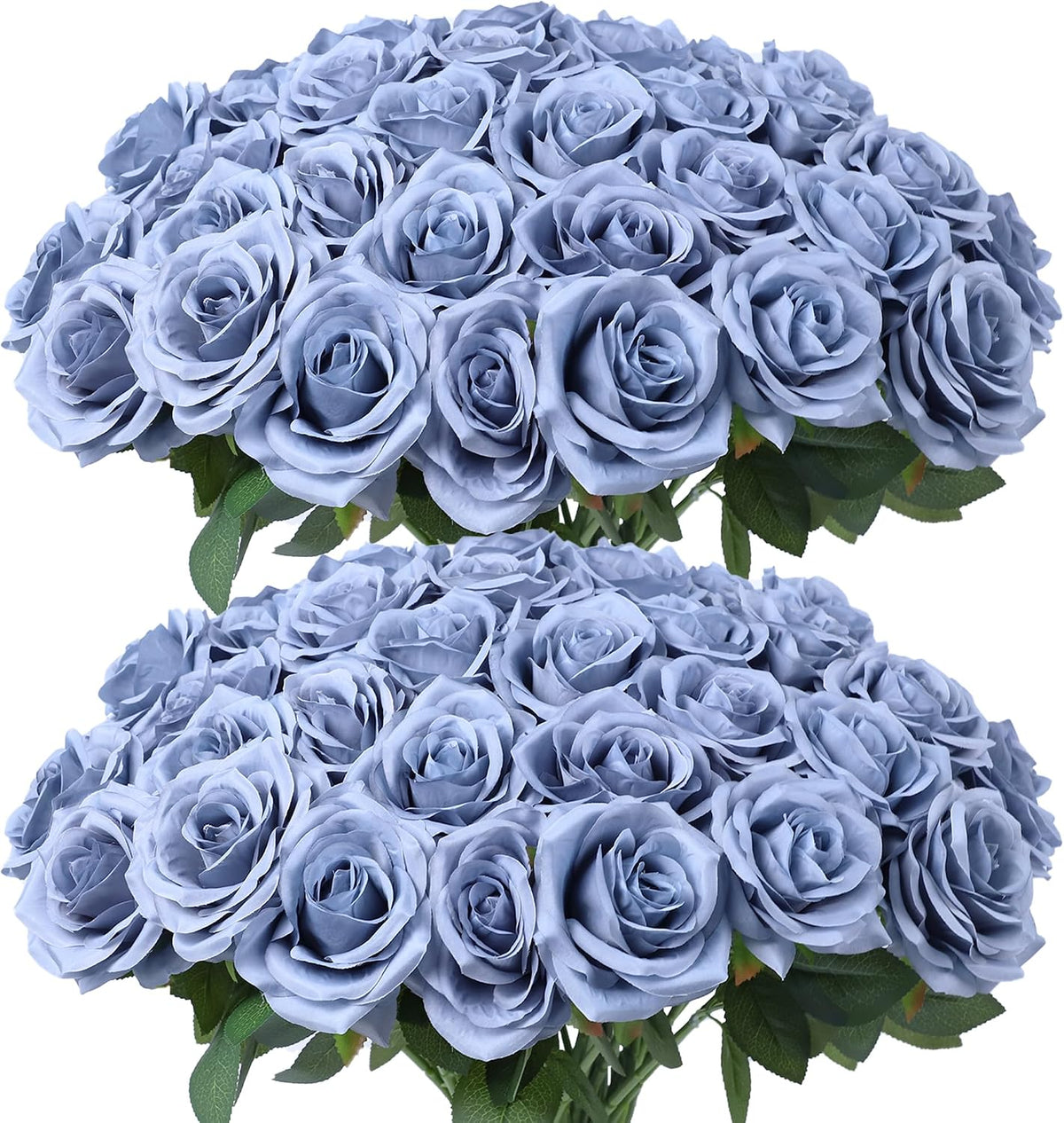 Floweroyal Artificial Flowers Fake Rose Flowers Dahlia with Stems for DIY Wedding Bridal Bouquets, Baby Shower, Floral Arrangement, Table Centerpieces, Home Decorations