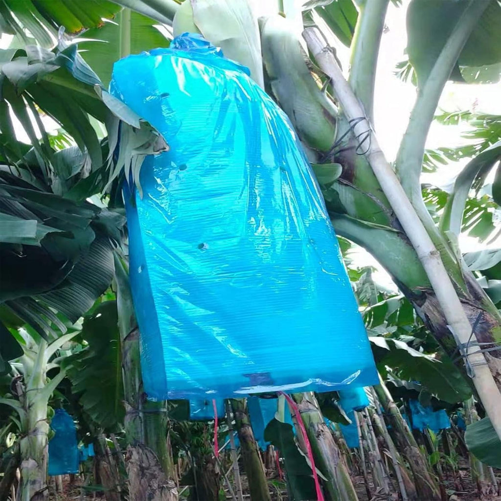 5PCS Banana Grow Bag, Plastic Protection Cover Ripening Netting, 150 * 80cm/59 * 31in. Sun Protection Fruit Keeper