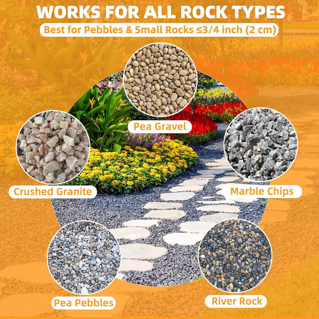 Rock Glue for Landscaping 1 Gallon, Ready-to-Use Gravel Binder for Pea Gravel & Small Stones, Fast-Drying Landscape