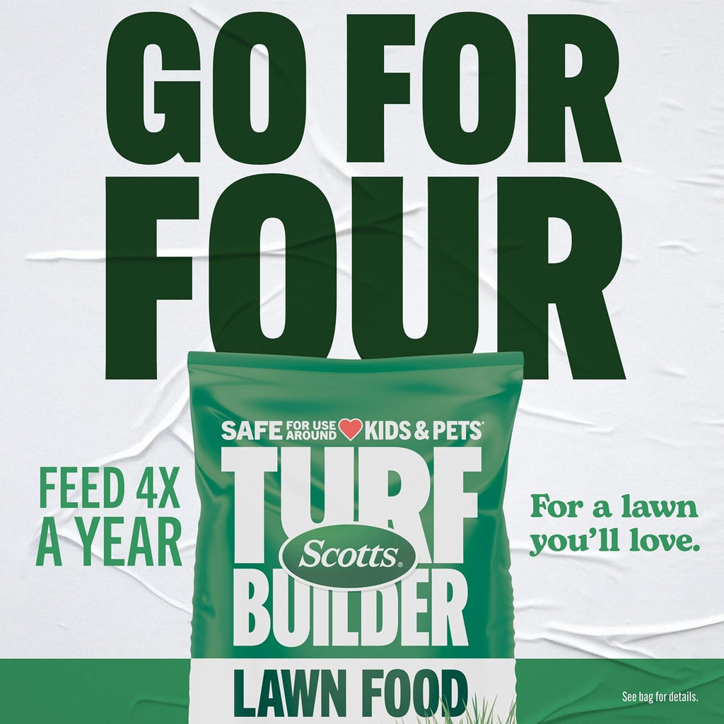 Scotts Turf Builder Lawn Food, 15.8 lbs. | 38-0-4 Granular Fertilizer for All Grass Types, Covers up to 5,000 sq. ft.