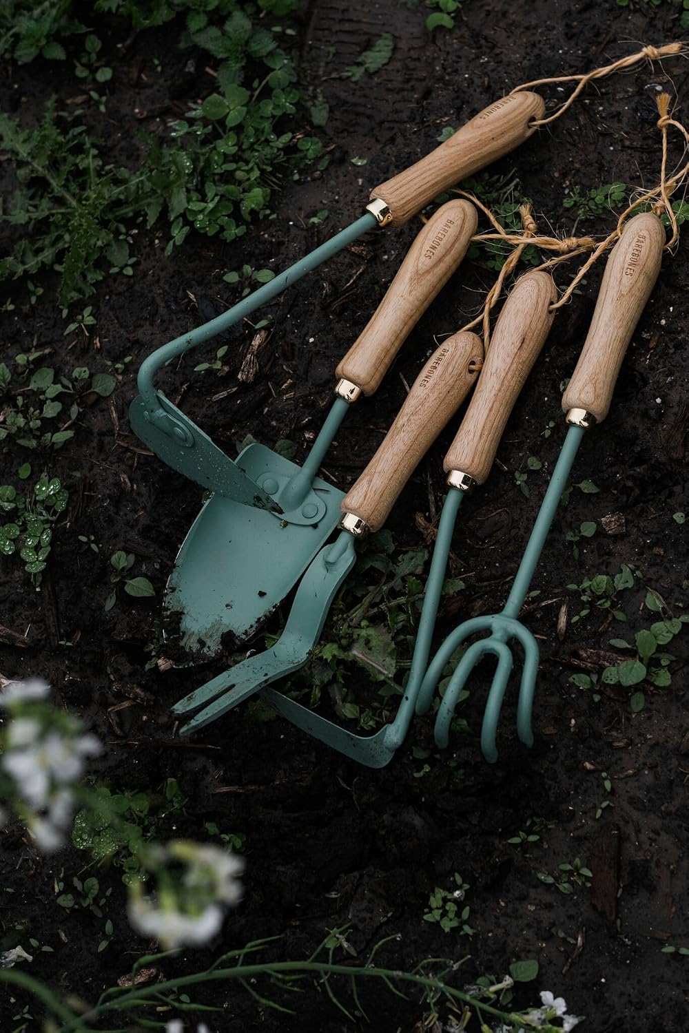 Barebones Cultivator - Weed Remover Tool - Garden Rake and Weeding Tool for Yard Work - Stainless Steel Cultivator for