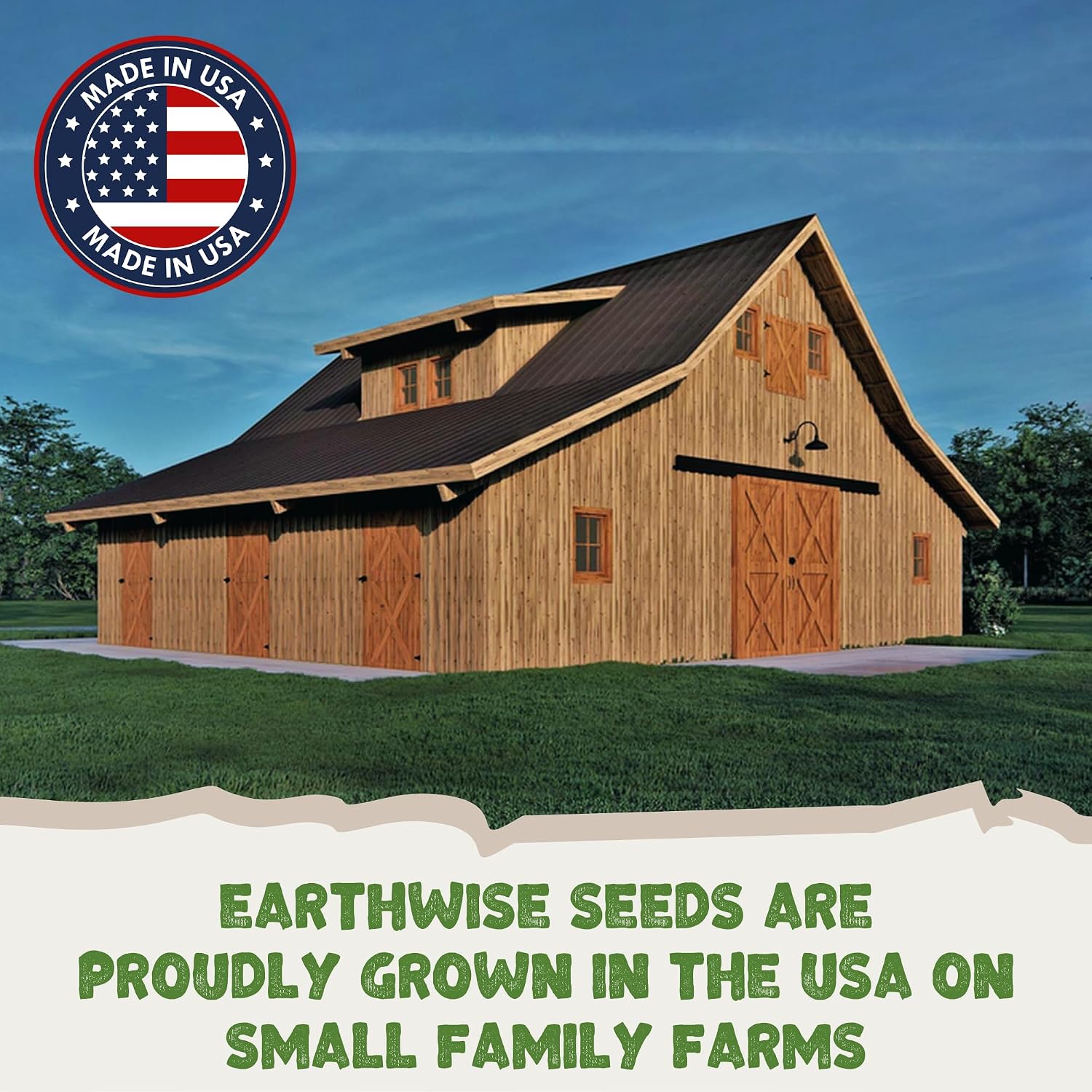 Earthwise White Dutch Clover Alternative Lawn Seed - 5 lb, 10,000 sq ft | Non-GMO Seed, No Pesticides, Nitrogen Fixing