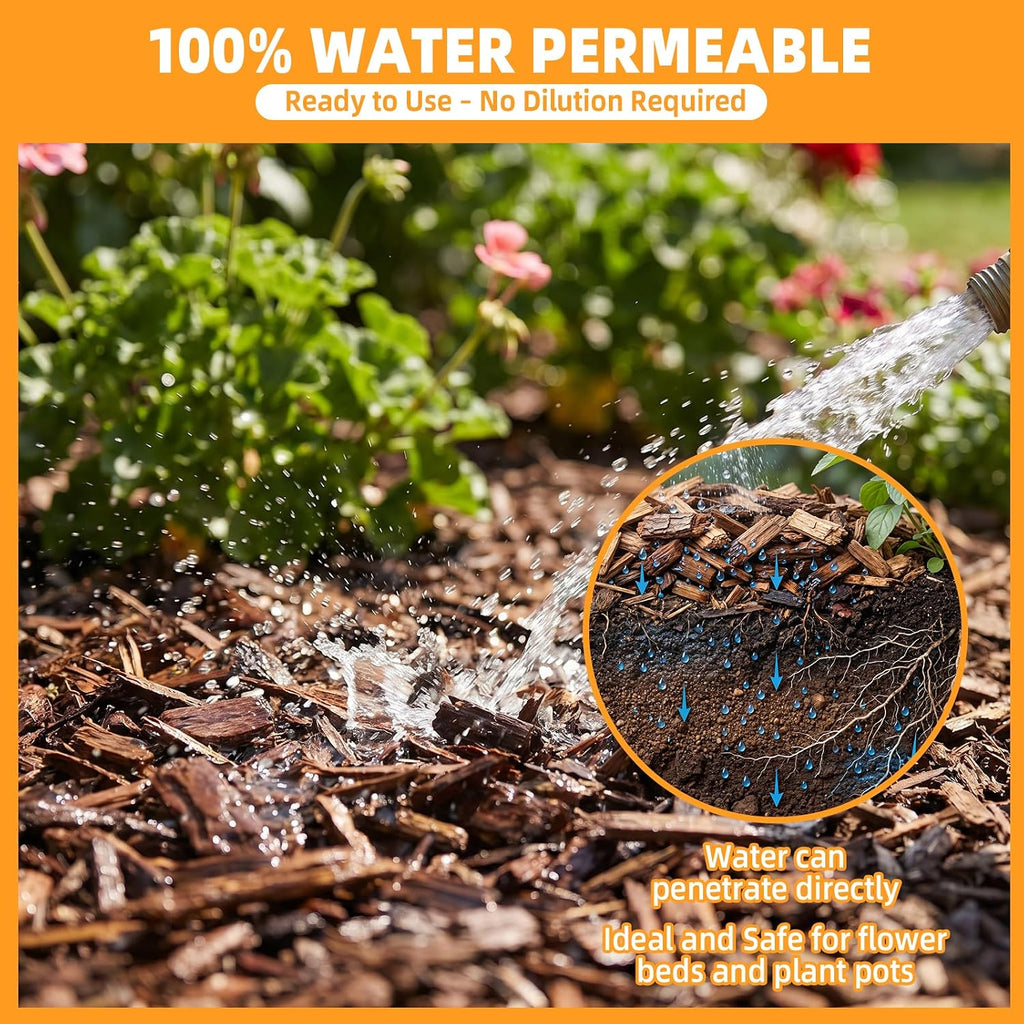 Rock Glue for Landscaping 1 Gallon, Ready-to-Use Gravel Binder for Pea Gravel & Small Stones, Fast-Drying Landscape