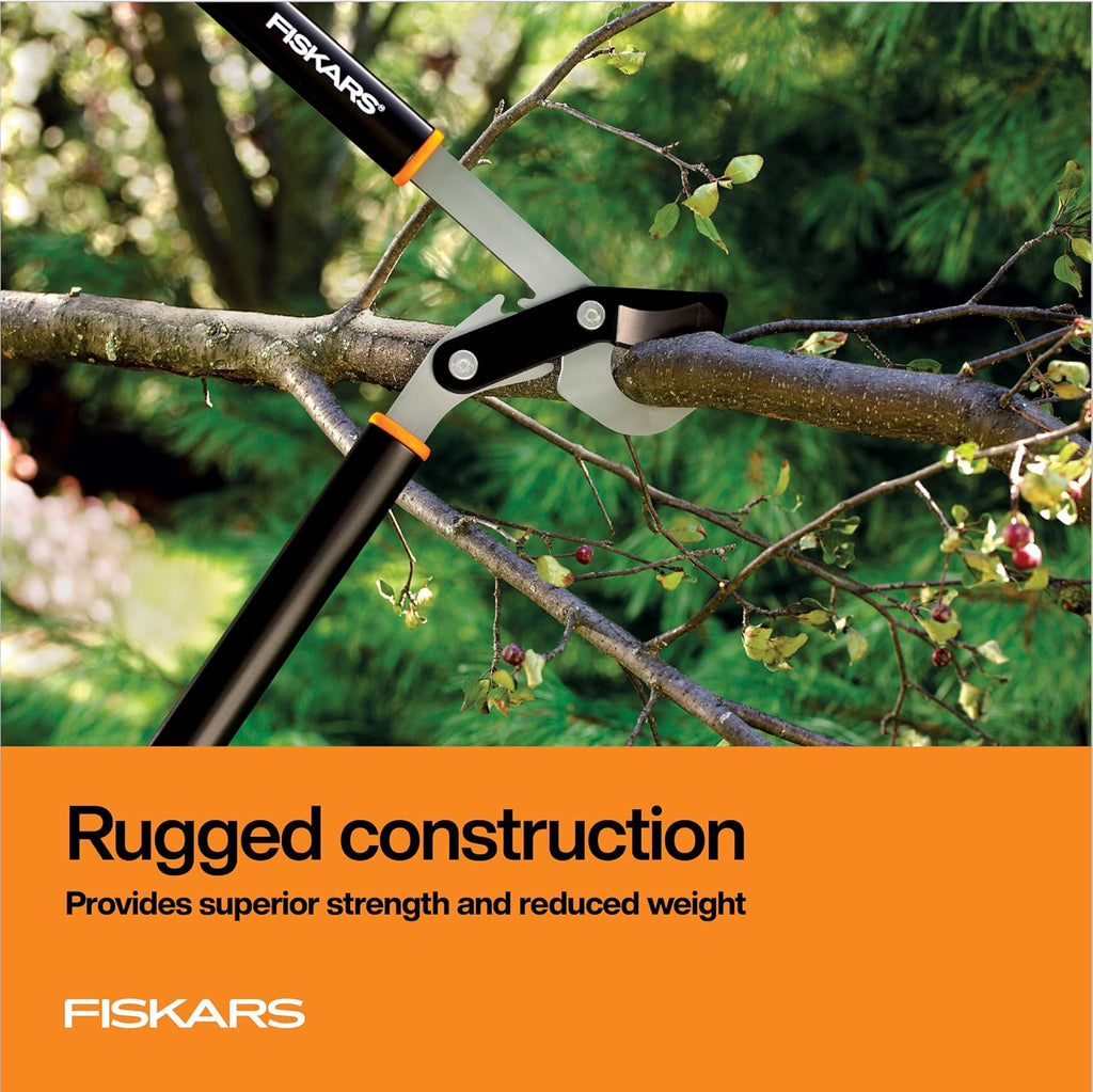 Fiskars 32” PowerGear Garden Bypass Loppers, Tree Trimmer, 2" Cut Capacity
