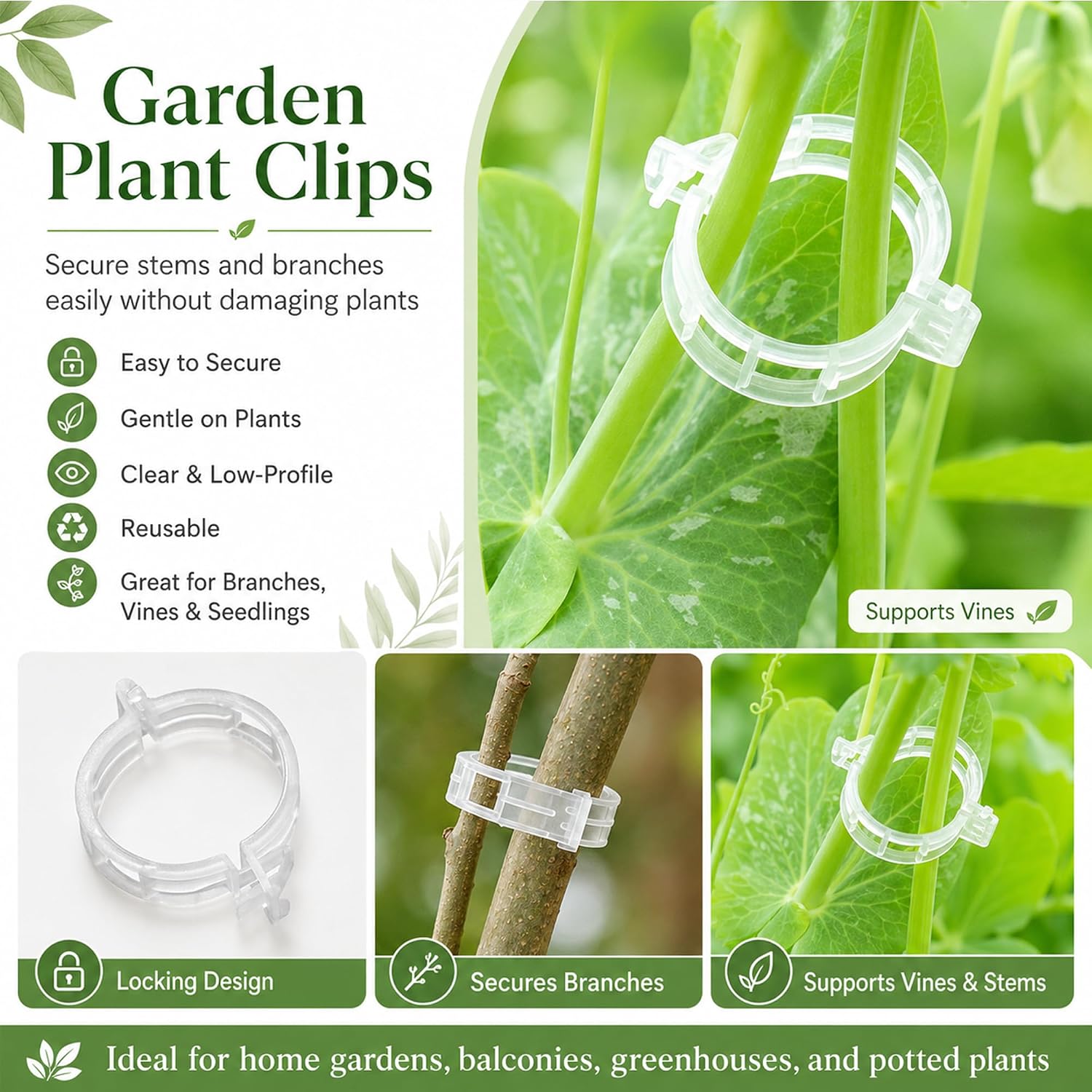 6-Pack Plant Support Stakes 11.8"x 15.7" Metal Plant Support Rings, Rustproof Peony Cages with 3-Leg Stand for