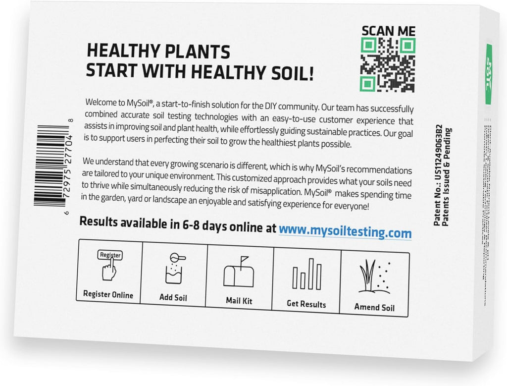 MySoil Soil Test Kit 2 Pack, Unlock Your Lawn & Garden Potential, Complete & Accurate Nutrient and pH Analysis with