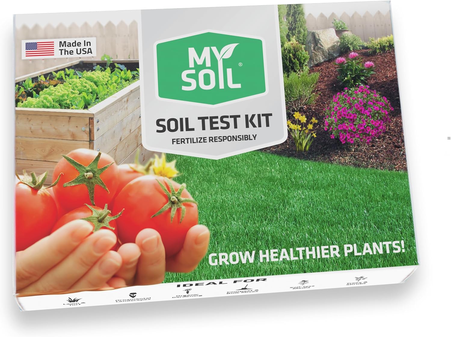 MySoil Test Kit PRO Pack, Unlock Your Lawn & Garden Potential, Complete & Accurate Nutrient and pH Analysis with