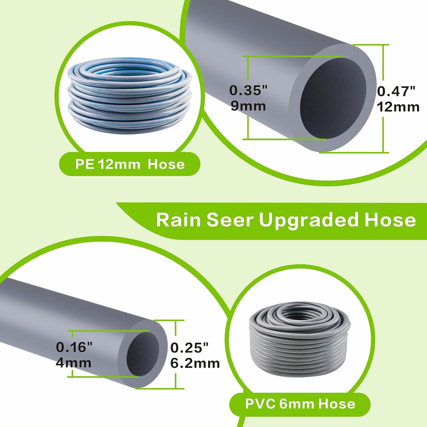 98ft Drip Irrigation Kit, Upgraded Quick-Connect System with Adjustable Nozzles & Durable Hoses, Complete Garden