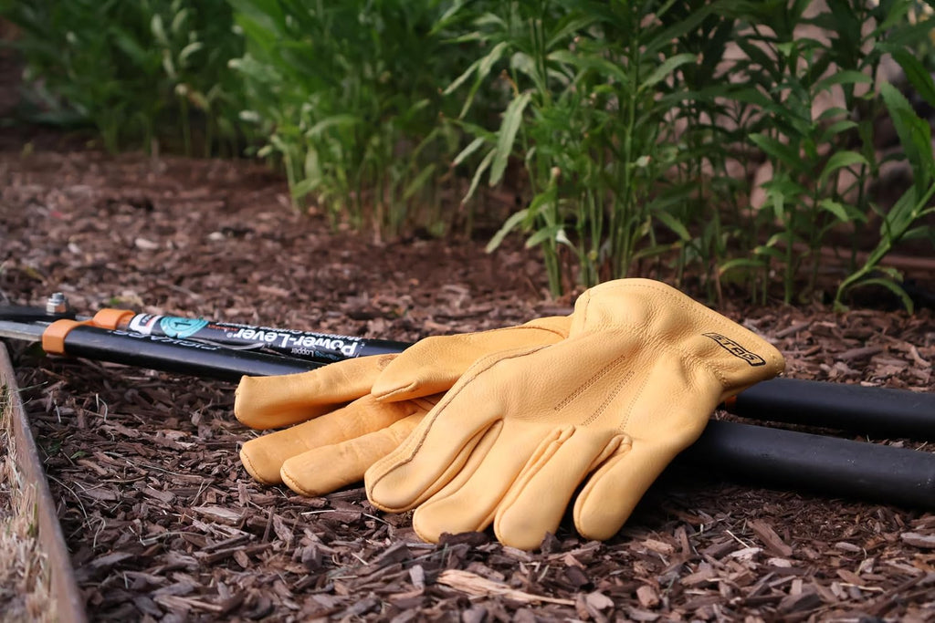 Work Gloves Men 257- Gardening gifts for dad Heavy Duty Gardeners Construction Chainsaw Men's Fishing Kids Gear