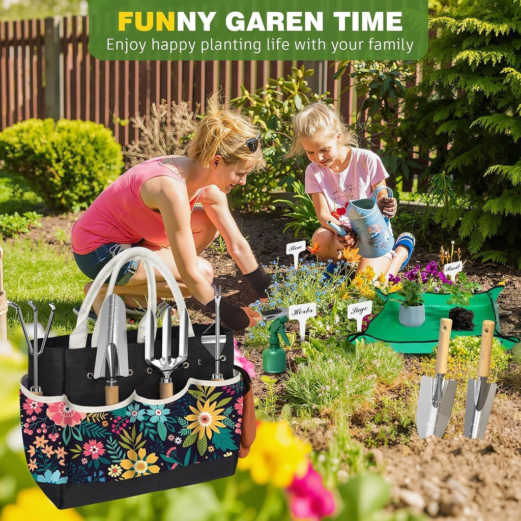 22Pcs Gardening Tools Set for Women Heavy Duty Garden Hand Tool Kit Birthday Gifts for Mom Her Wife Grandma Beginner