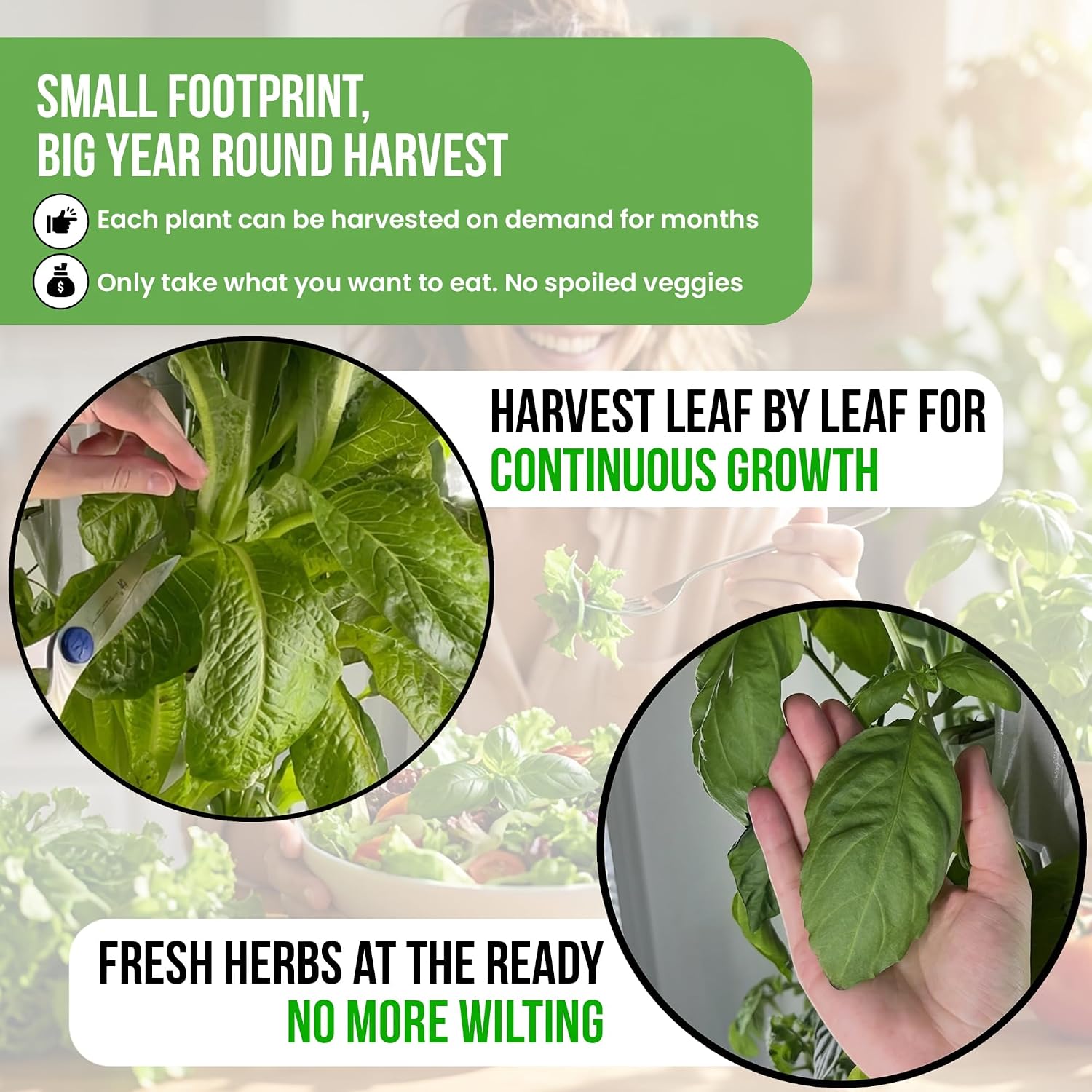 Hydroponic Tower Planter for 18 Plants - Vertical Indoor System | Complete Plant Growing Starter Kit, Herb and