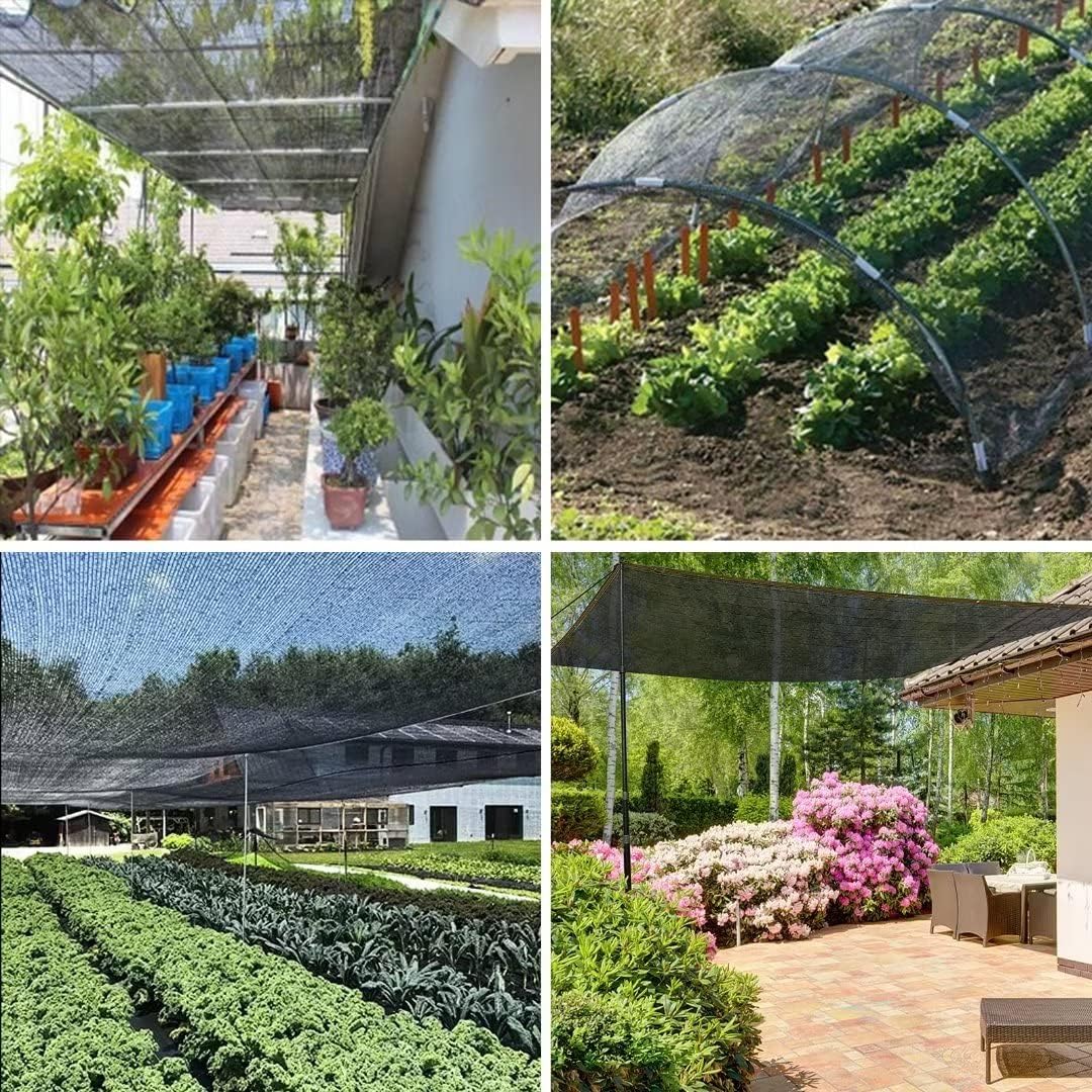 Shade Cloth for Plants Greenhouse, 40-50% Sunblock Shade Sails -for Outdoor Garden Pergola Patio Lawn Plant Sun