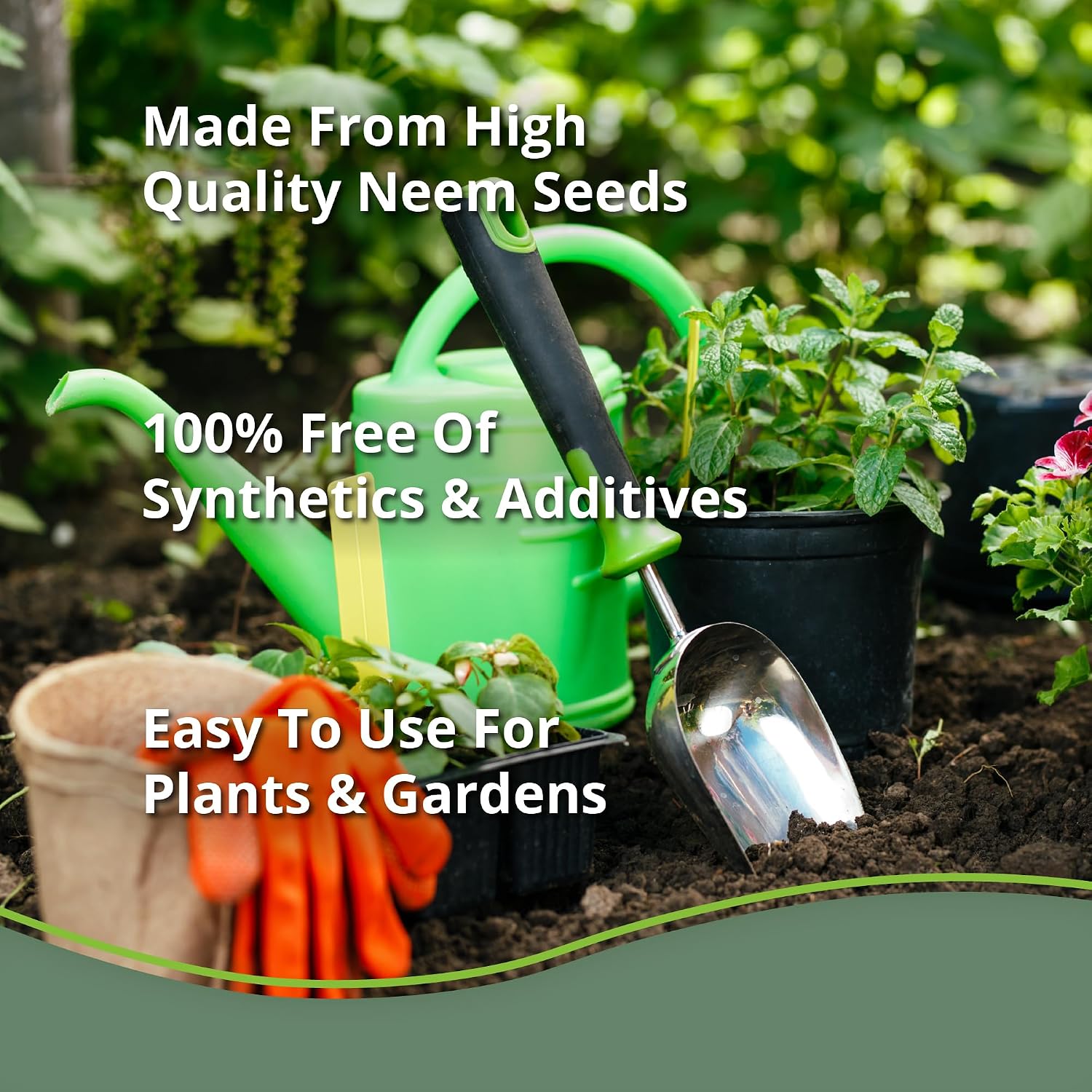 Kelp Bliss (5lbs) + Neem Bliss (5lbs) - Kelp Meal Organic Fertilizer & Neem Cake for Plants - Kelp Fertilizer for