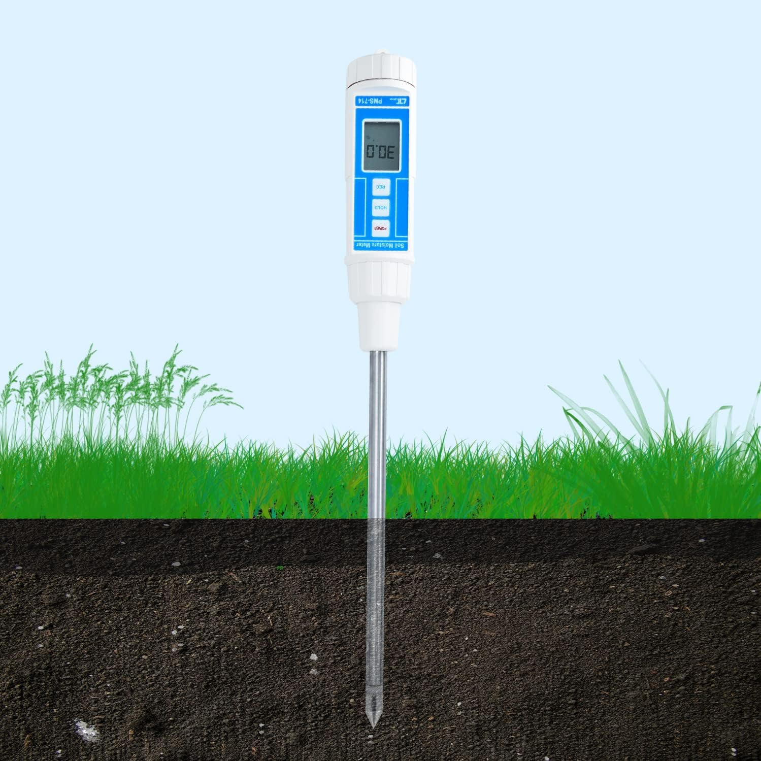 Electronic Soil Moisture Meter for Agriculture, Labs, Field Industries, Foxnuts Farming, Chestnuts Farming, Crops Along