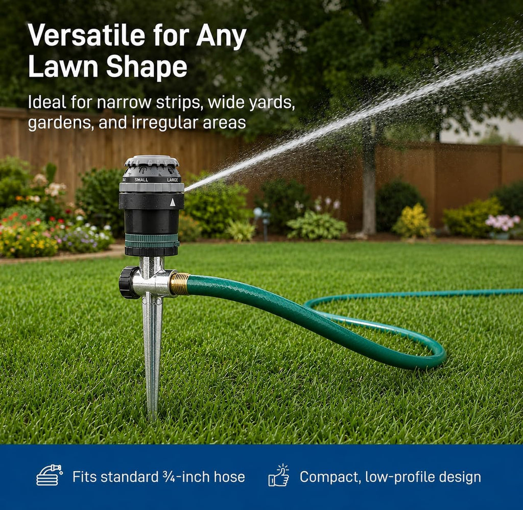 5-Pack Orbit H2O-6 Gear Drive Sprinkler - Versatile Gear Drive for Efficient Lawn Watering