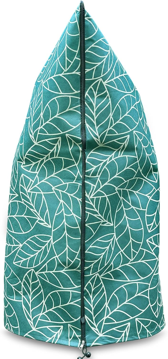 Plant Covers Freeze Protection 32"x47" | 2-Pack Winter Frost Blankets | Green Garden Cover Bags for Outdoor Plants